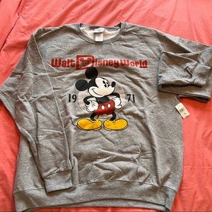 Grey Disney World Mickey Mouse Sweater